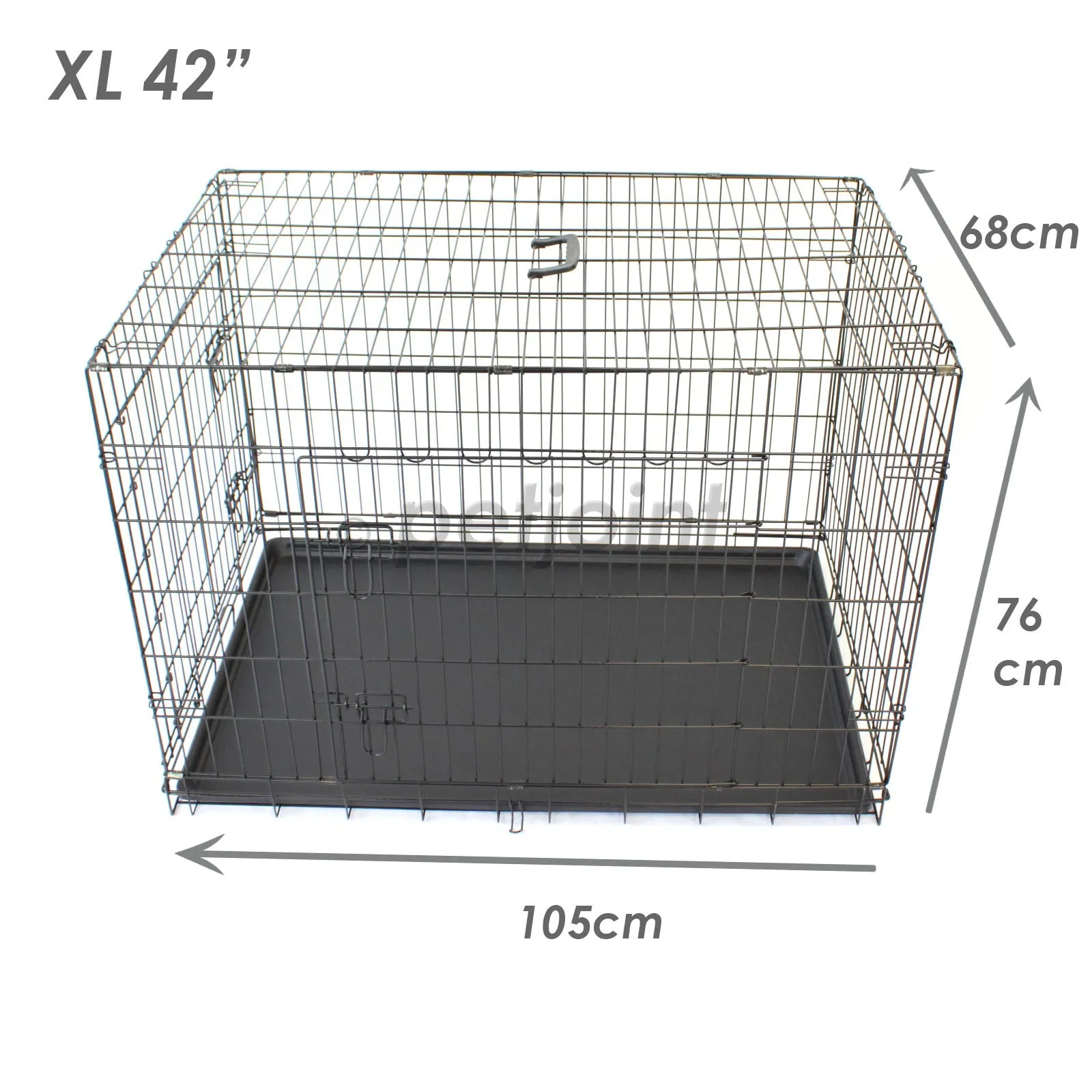 Pet Crate   Brown Waterproof Mat - Puppy Dog Cat Rabbit Hamster Kennel