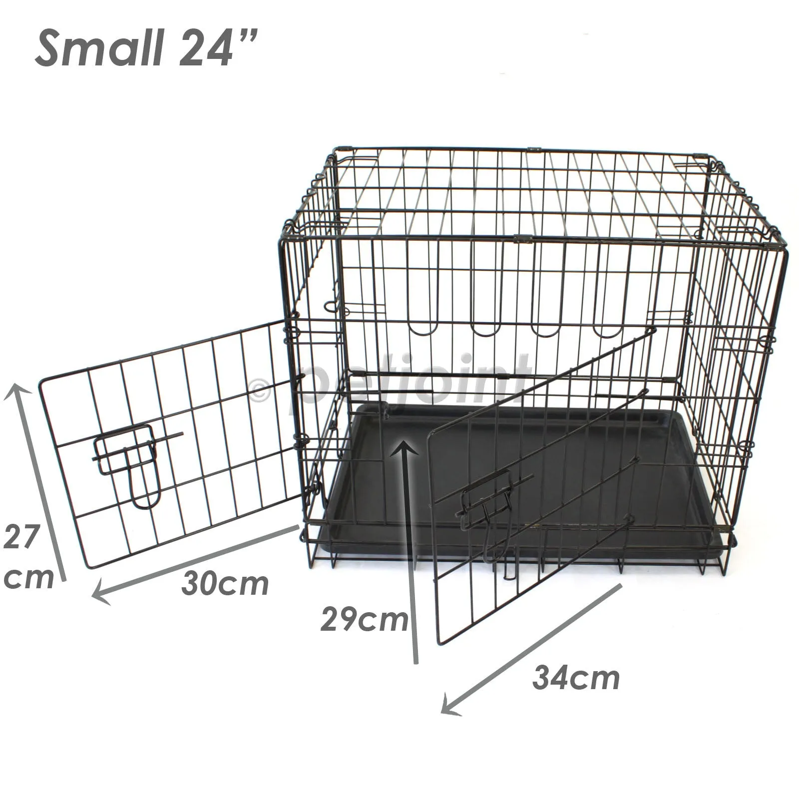 Pet Crate   Brown Waterproof Mat - Puppy Dog Cat Rabbit Hamster Kennel