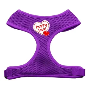 Puppy Love Soft Mesh Harnesses Purple Medium