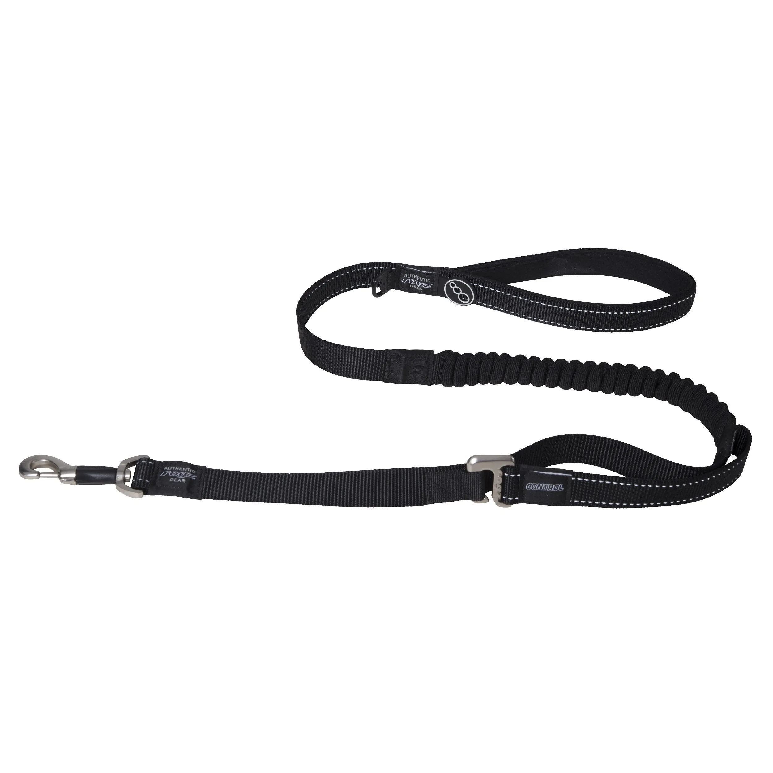 Rogz Classic Control Extra Large Long Dog Lead Black=^._.^=