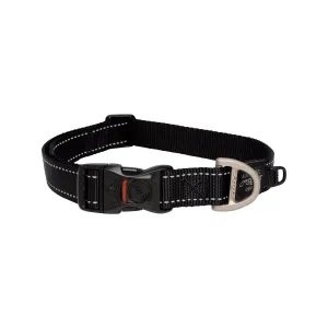 Rogz Classic Extra Large Dog Collar Black