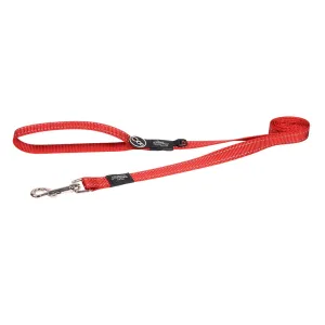 Rogz Classic Large Dog Lead Red