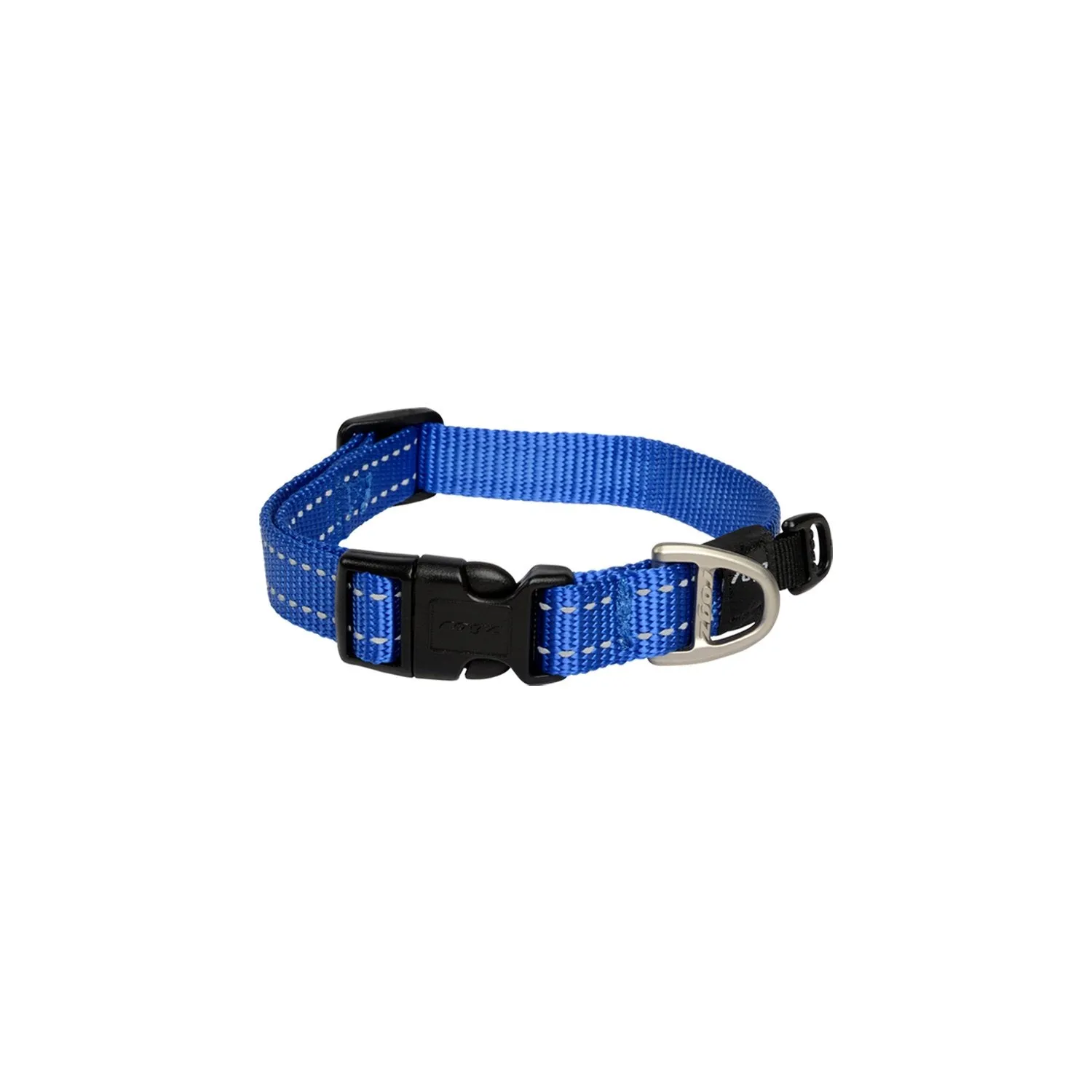 Rogz Classic Medium Dog Collar Blue