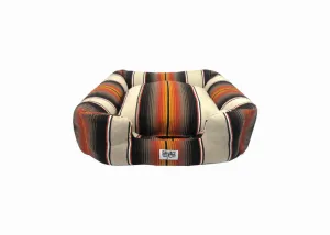 Saltillo Serape Bumper Bed - Brown