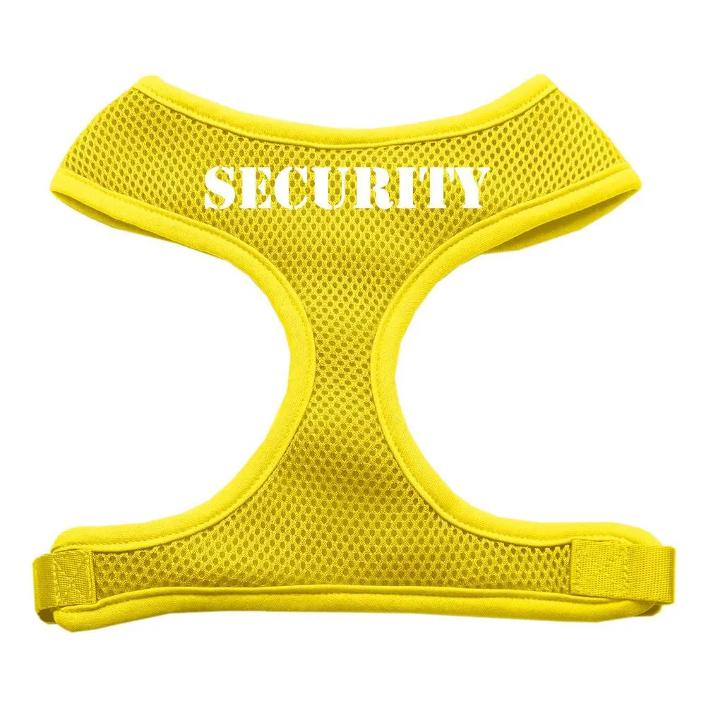 Security Design Soft Mesh Harnesses Yellow Large