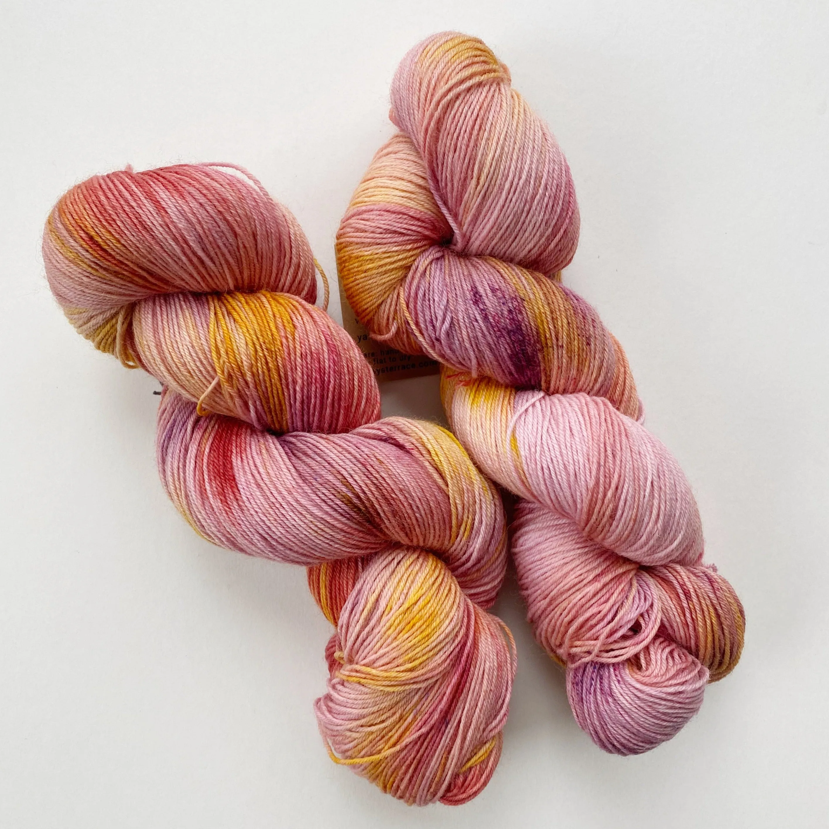 Summer Sunet Hand-Dyed Superwash Merino Sock Yarn