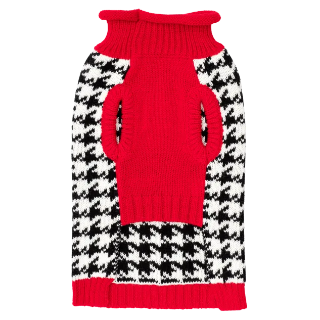 Sweater & Scarf Set | Houndstooth