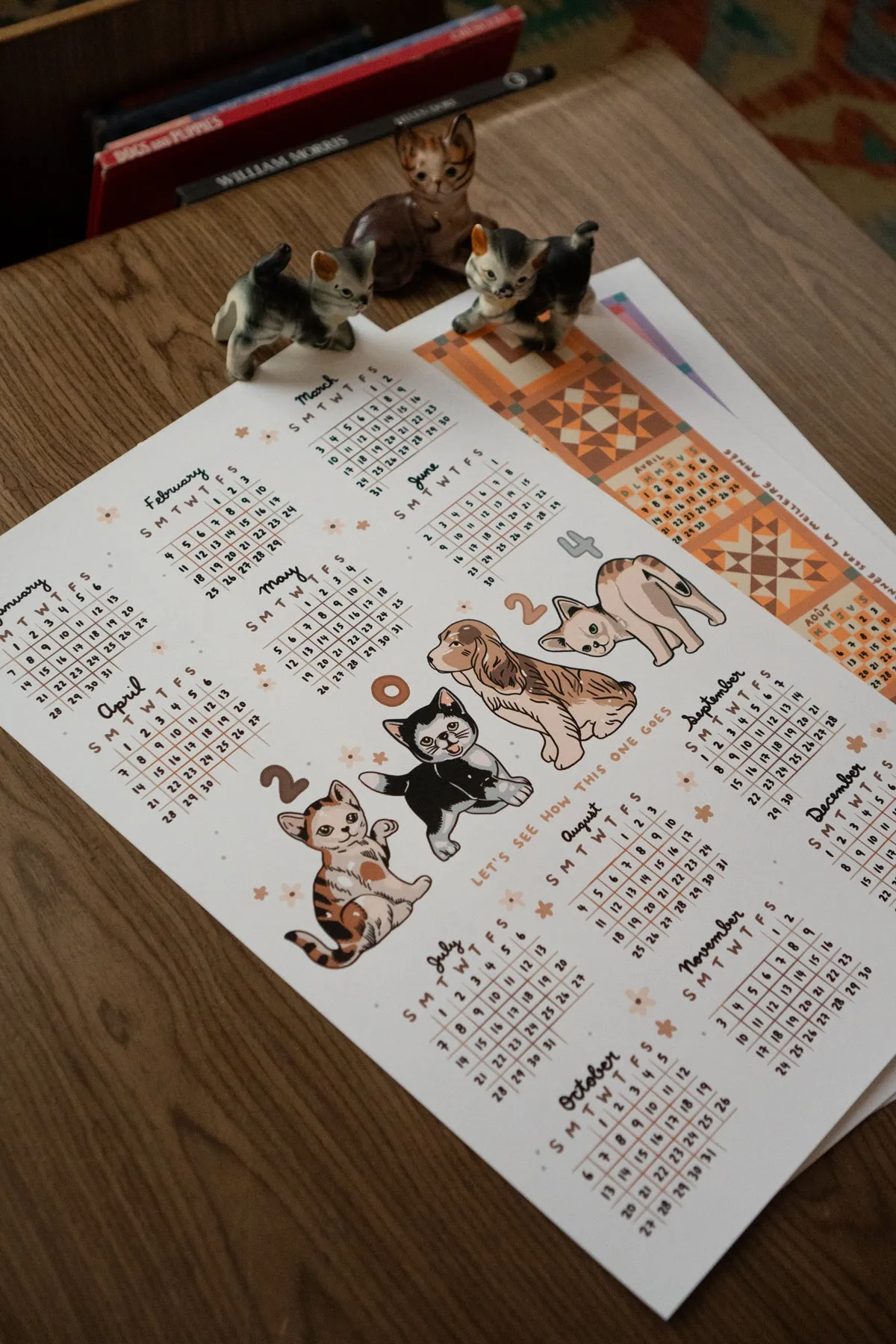 Tchotchkes - 2024 Calendar Print (English & French)