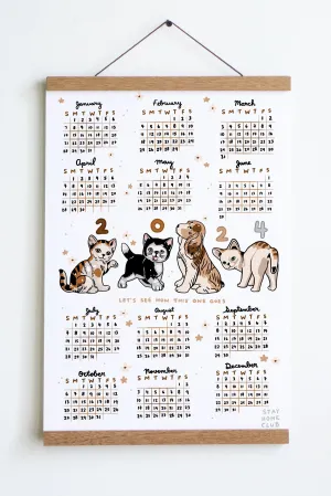 Tchotchkes - 2024 Calendar Print (English & French)