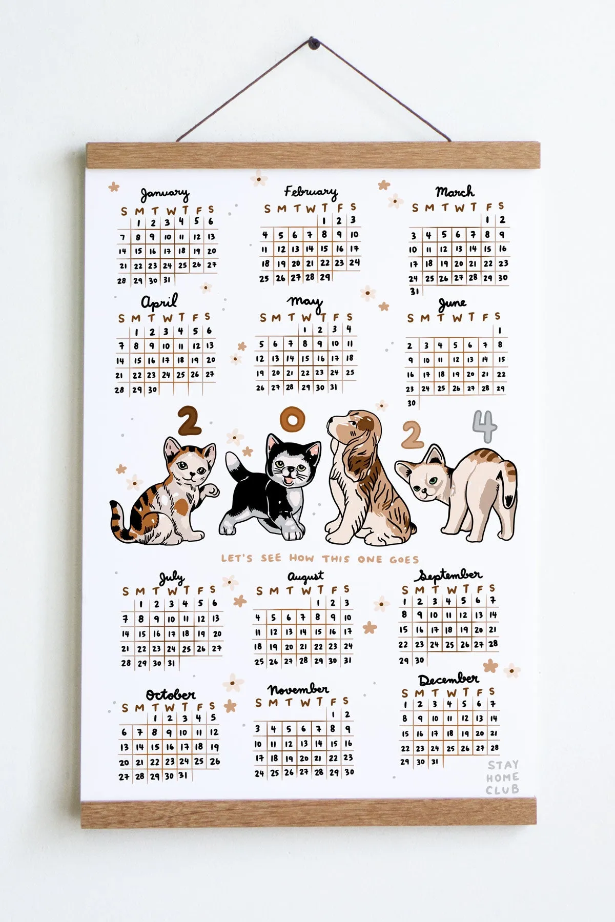 Tchotchkes - 2024 Calendar Print (English & French)