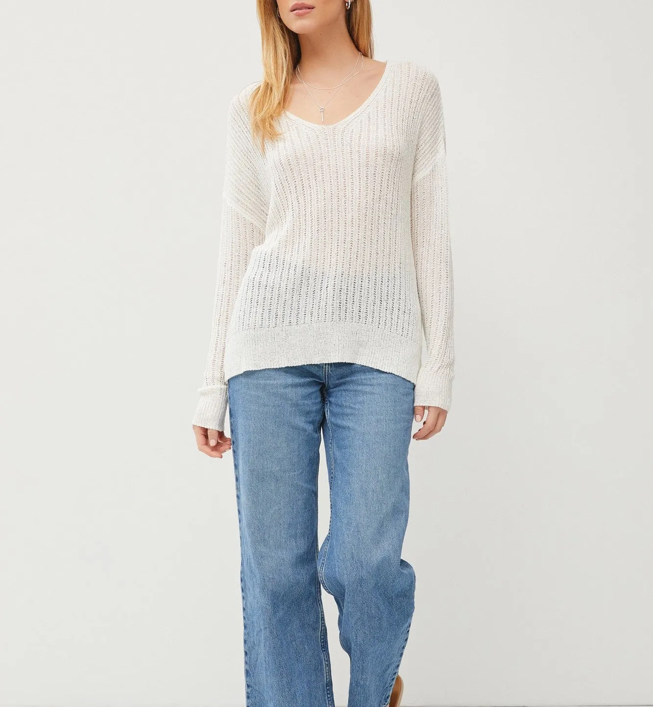 Teagan Sheer Knit Top