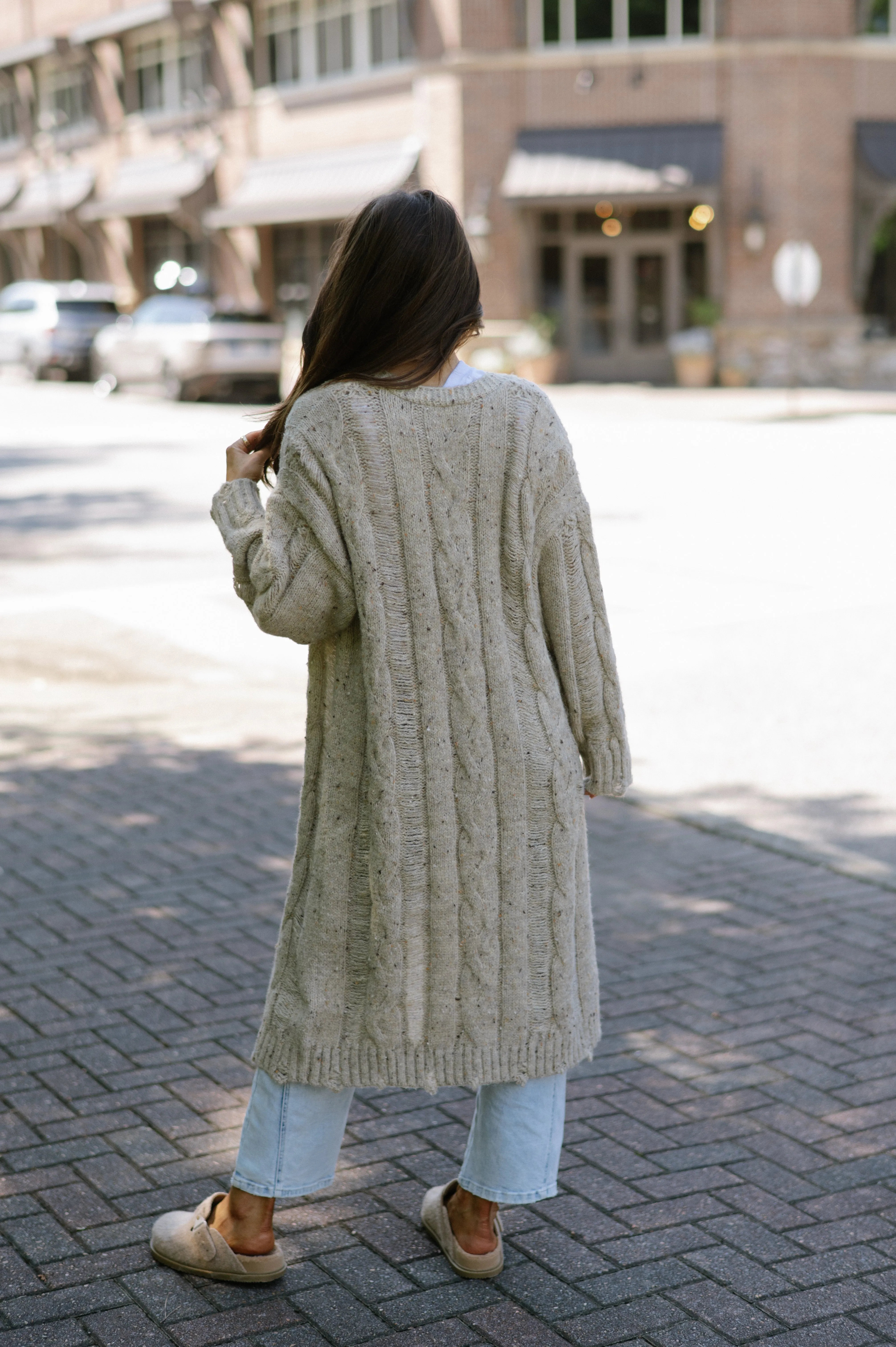 Weezie Cardigan-Wheat