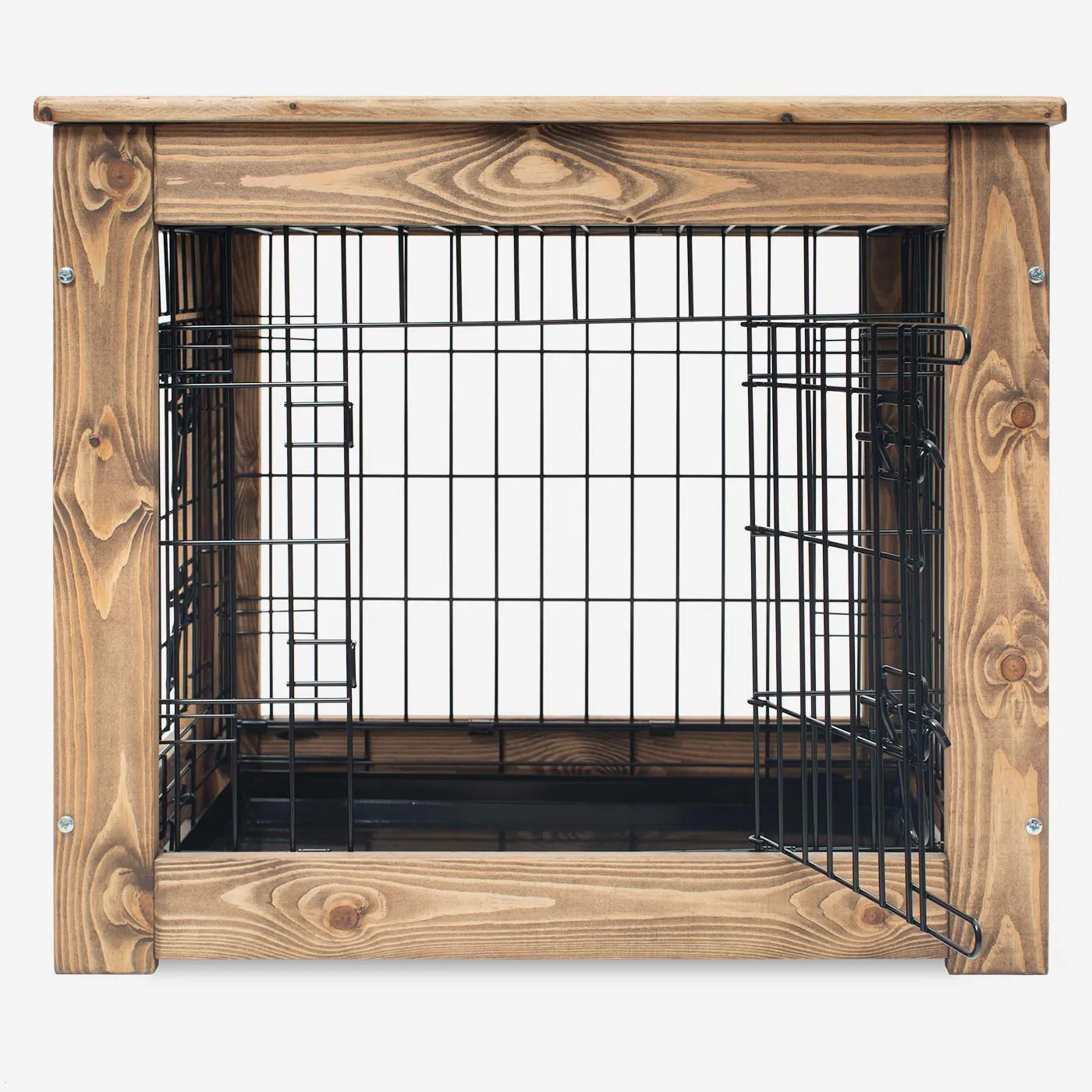 Wooden Broadsand Crate Surround With Black Crate by Lords & Labradors