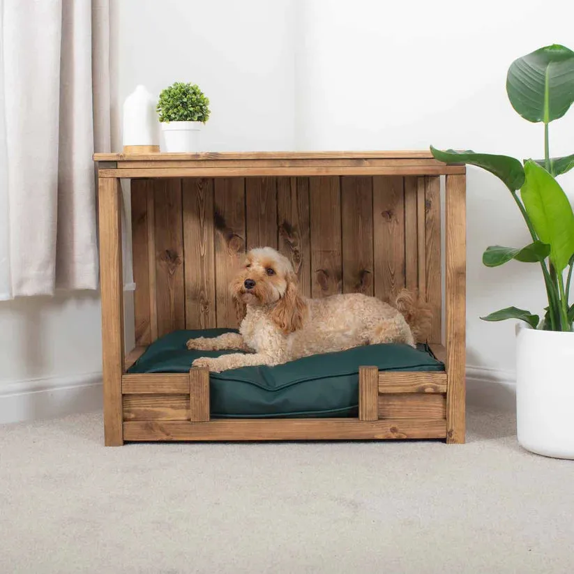 Wooden Broadsand Open Dog Crate