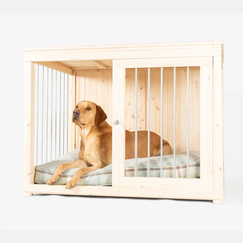 Wooden Sliding Door Salcombe Dog Crate