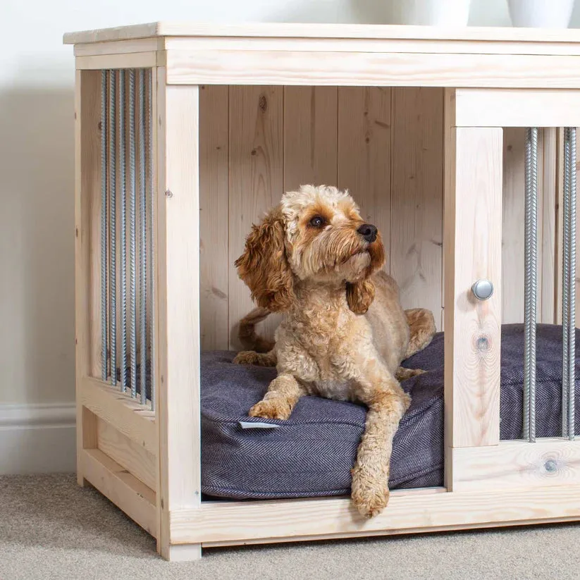 Wooden Sliding Door Salcombe Dog Crate