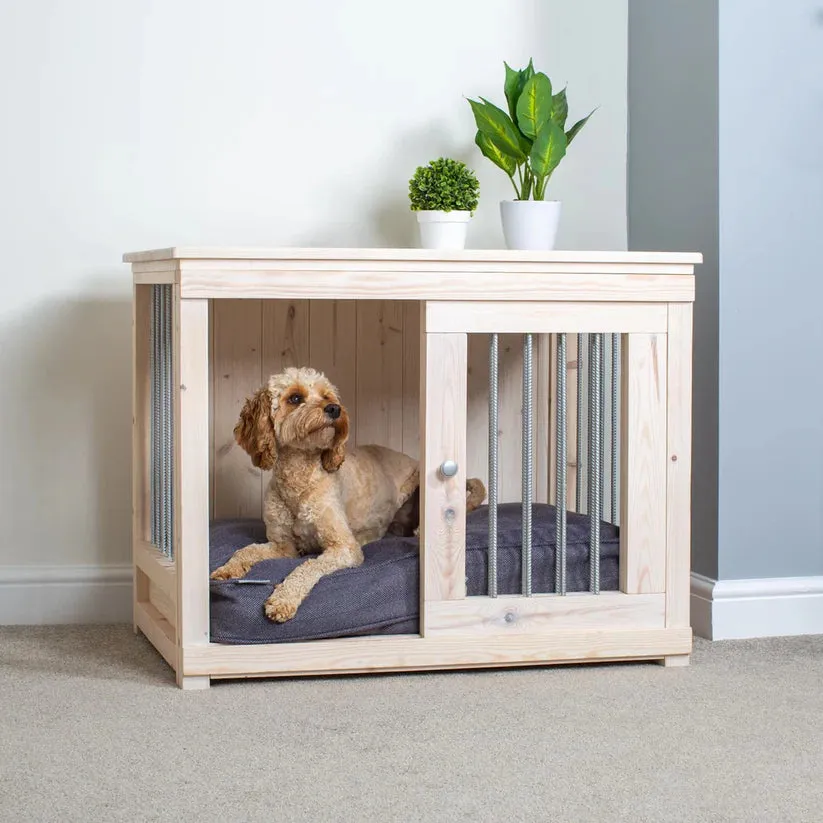 Wooden Sliding Door Salcombe Dog Crate